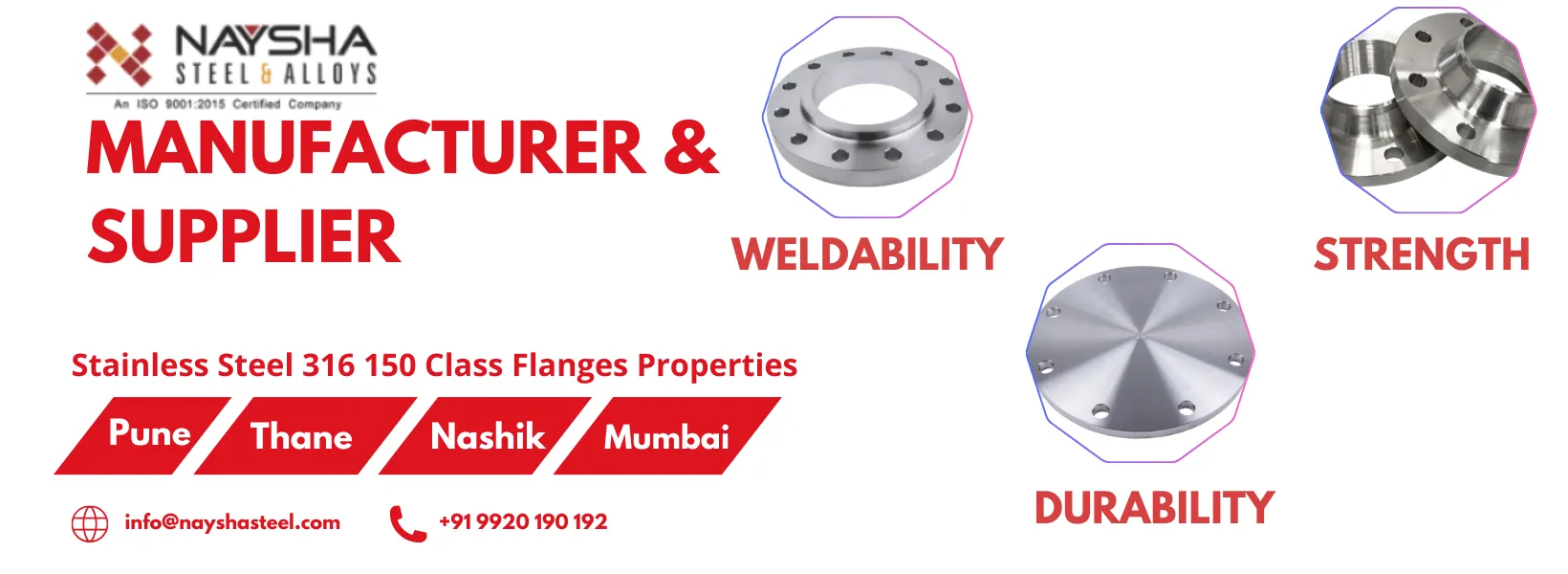astm a182 f316 150 ss 316 flanges